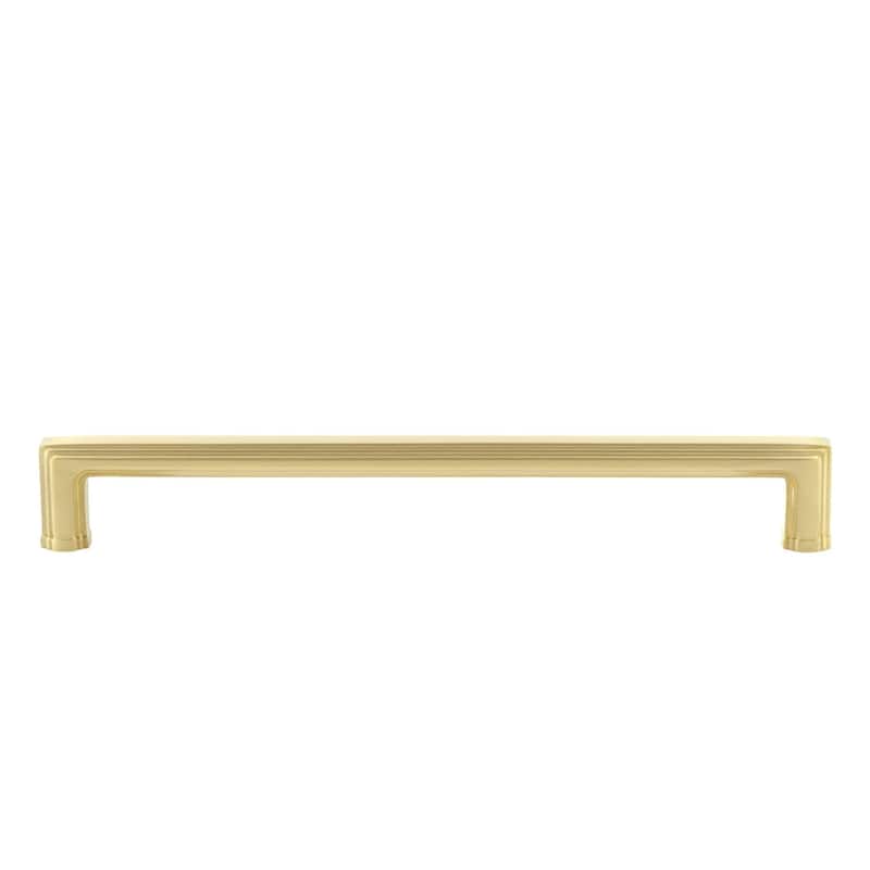 Grandeur CARR-BRASS-PULL-8 Carre 8" Center to Center Solid Metal - Satin Brass