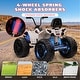 preview thumbnail 5 of 4, Ride On ATV w/Powerful Engine & Full Metal Suspensions White