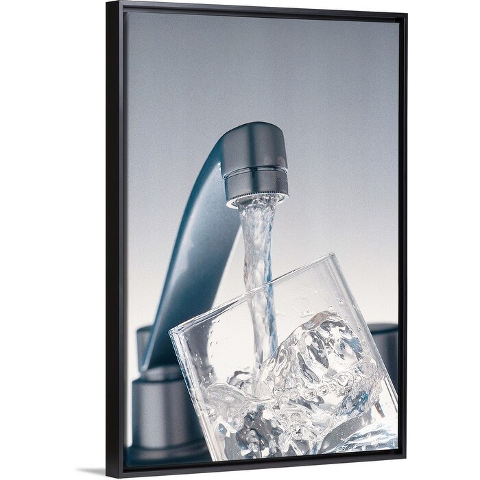glass water faucet