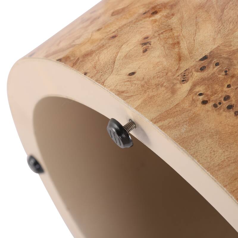 Christopher Knight Home - Mollet Modern 2-Piece Nesting Side End Table Set with Cylindrical Silhouette, Versatile Indoor Use