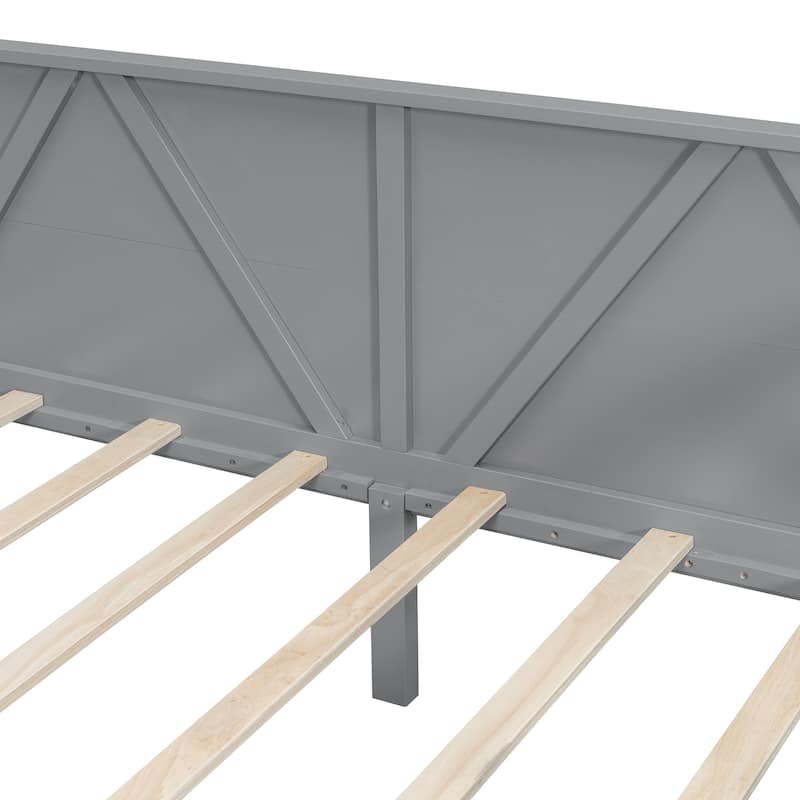 Twin Size Gray Daybed with Multi-Functional Design