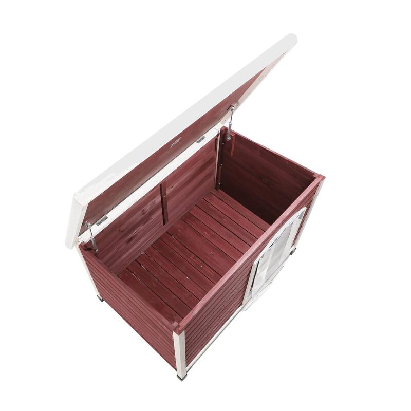 Wooden Dog Houses Weatherproof for Large Dog
