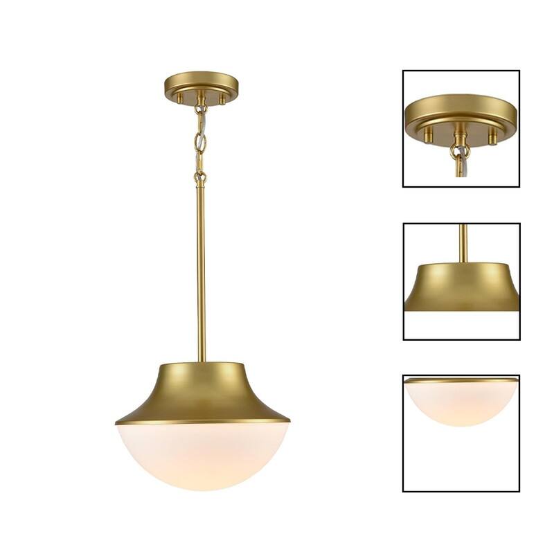 11.02” Bathroom lighting gold pendant light metal hanging fixture light