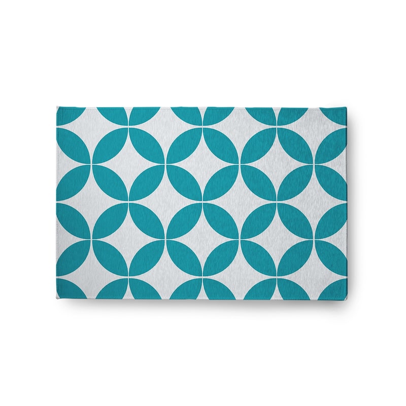 Eye Opener Spring Chenille Indoor/Outdoor Rug - Explorer Blue - 2' x 3'