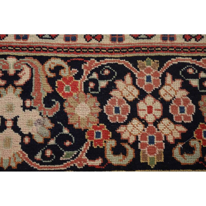 Mahal Persian Vintage Area Rug Hand-Knotted Wool Carpet - 8'5"x 12'2"