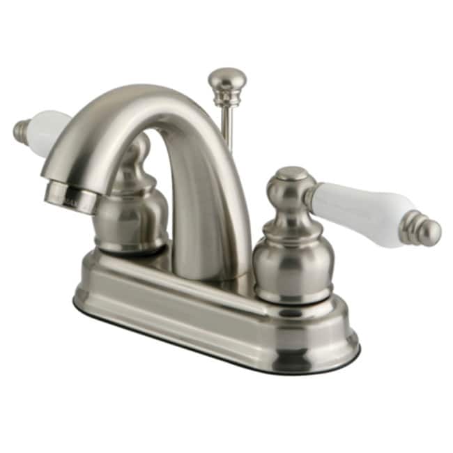 Kingston Brass Restoration Centerset Bathroom Faucet with Pop-Up Drain