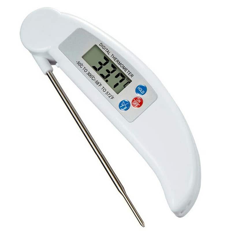 Instant Read Digital Food Thermometer - White