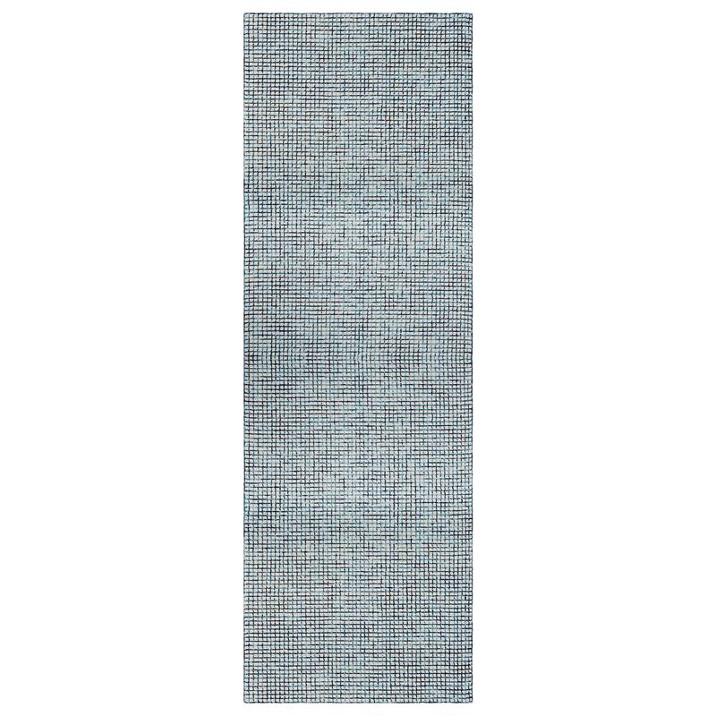 Noah Contemporary Checkered Wool Indoor Area Rug by Sevita