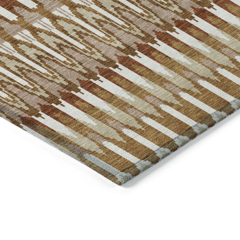 HomeRoots Southwestern Transitional Rectangle Outdoor Rug