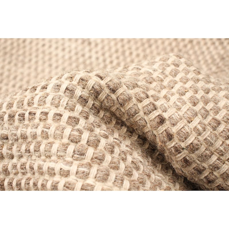ECARPETGALLERY Hand Loomed Bungalow Wool Dhurrie