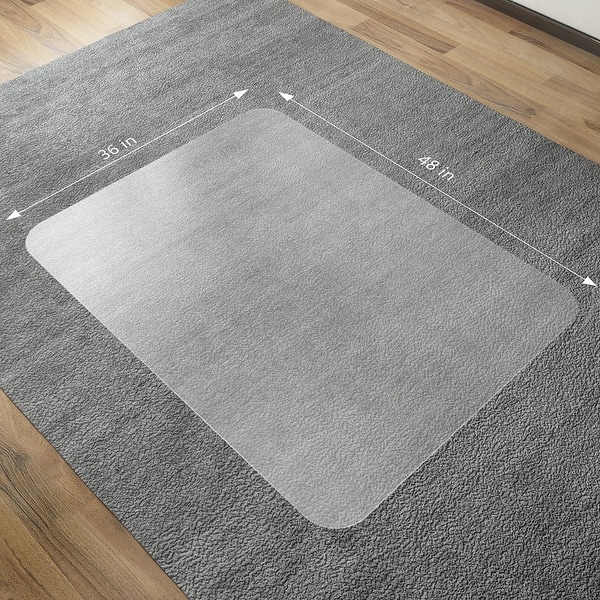 Rectangular Clear Pvc Chair Mat Wood Hard Floor Carpet Protector Bpa Free Pvc Us Door Mats Floor Mats