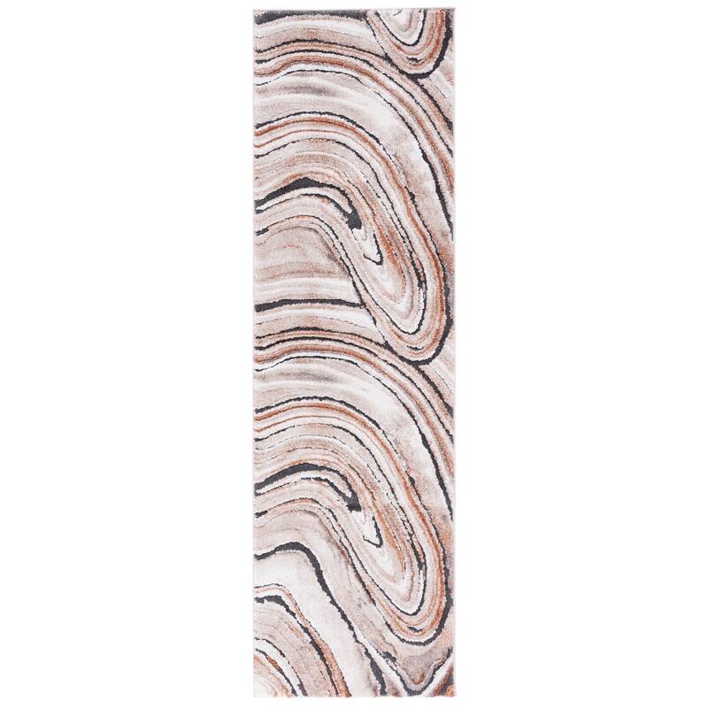 SAFAVIEH Cyrus Shag Tanwen Modern Abstract Rug