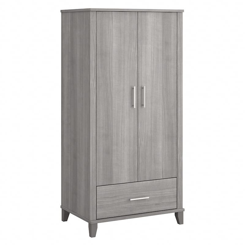 Somerset Tall Storage Cabinet with Doors and Drawer by Bush Furniture