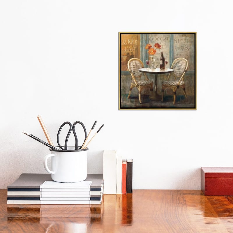 iCanvas "Meet Me at Le Cafe I" by Danhui Nai Framed Canvas Print