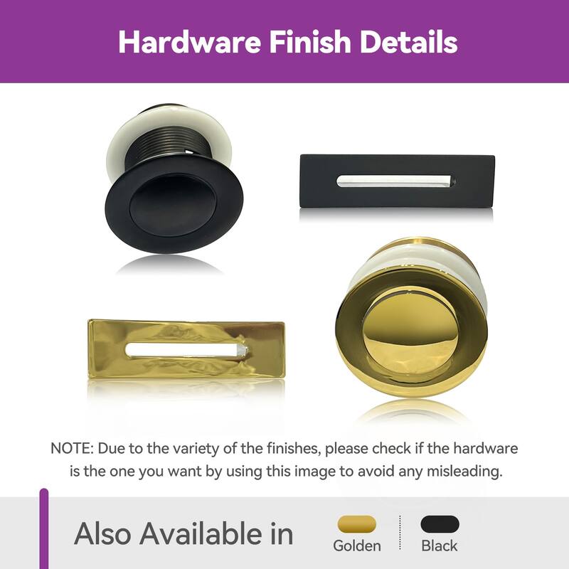 HOROW 47 x 26.8 Inch Soaking Bathtub with Side Drain White with Matte Black Trim