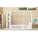 preview thumbnail 6 of 15, Twin House Bed Floor Bed Fence-shaped Guardrail Creativity House Bed with Fence and Detachable Storage Shelves - White