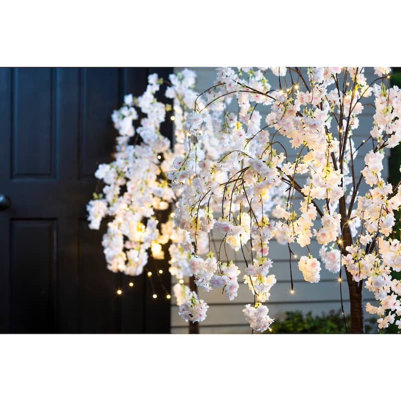 6 fit. Large Lighted Weeping Cherry Tree