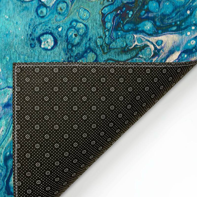 Indoor/ Outdoor Addison Karina Abstract Washable Area Rug