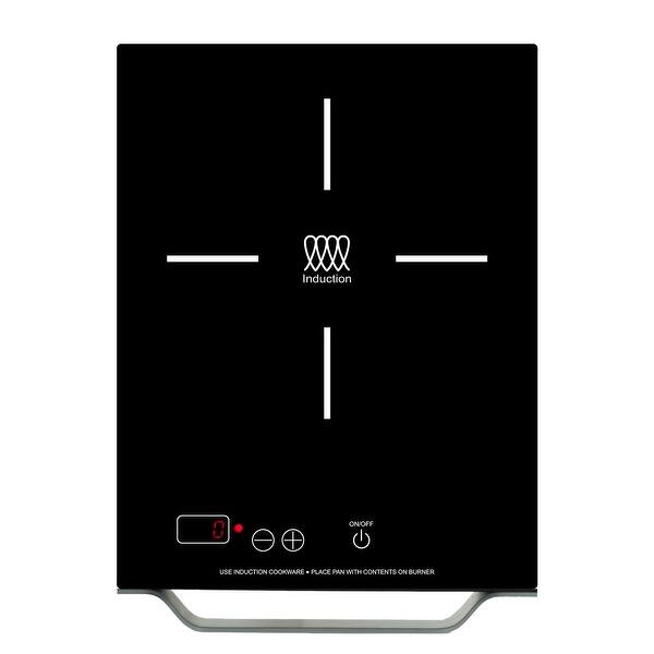 slide 2 of 12, Equator 11inch Portable, Single-Burner Induction Cooktop - with Handle Black