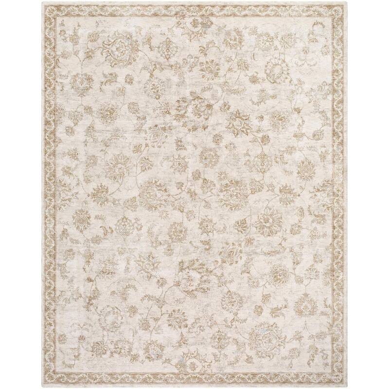 Livabliss Da Vinci Traditional Medallion Area Rug - Tan - 7' 10" x 10' 2"