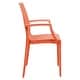preview thumbnail 4 of 7, Mace Modern Outdoor Arm Chair (Set of 2) - Woven Stackable All-Weather Chairs for Patio, Garden & Café - Indoor/Outdoor