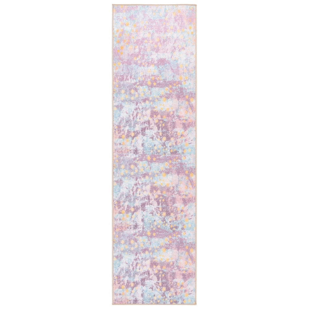 SAFAVIEH Kids Playhouse Machine Washable Slip Resistant Sandi Rainbow