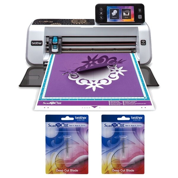 Brother ScanNCut2 Home and Hobby Cutting Machine Deep Blade Bundle
