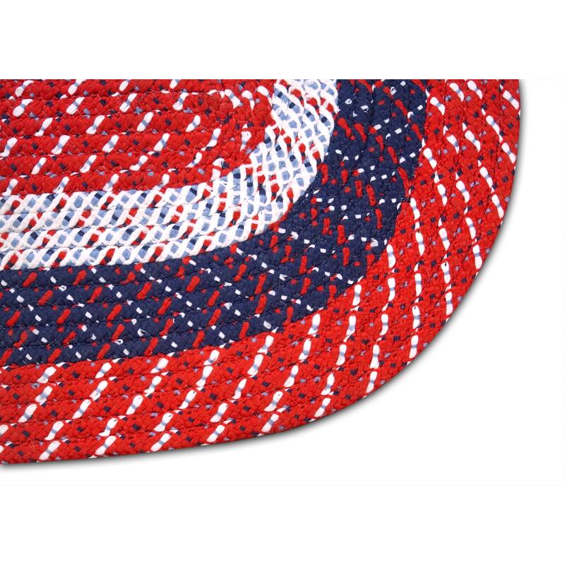 Better Trends Country Braid 100% Polypropylene 3 Pc Set Stain Resistant, Double Sided Reversible Indoor Area Utility Rug