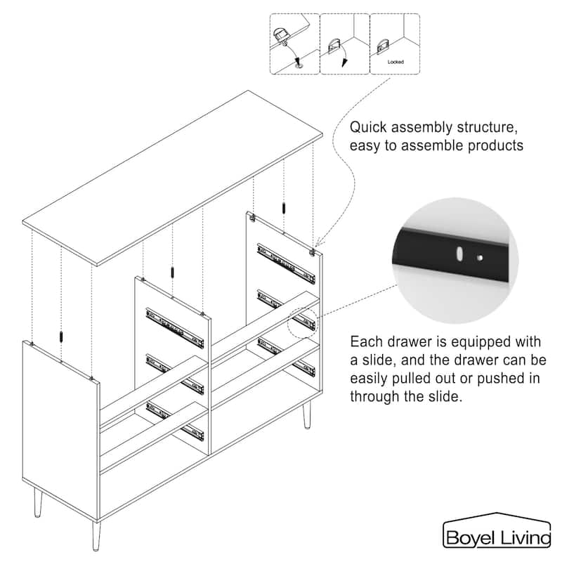 6 drawers cabinet