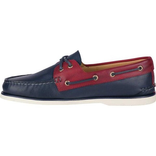 red sperrys men's