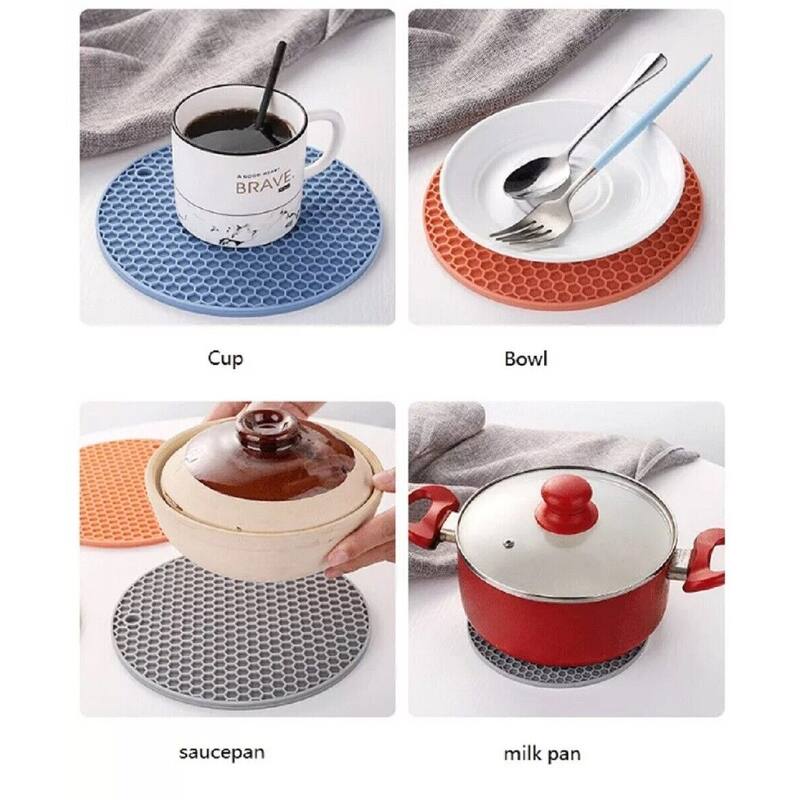 4Piece NonSlip Silicone Trivet Set On Sale Bed Bath & Beyond 40023886