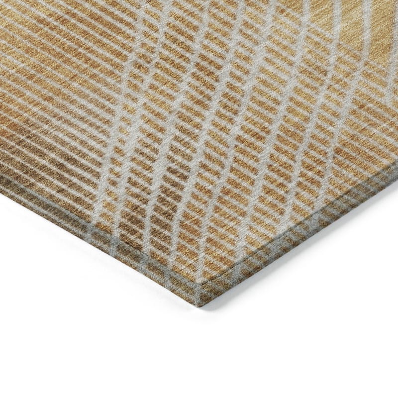 HomeRoots Geometric Transitional Rectangle Outdoor Rug