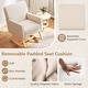 preview thumbnail 7 of 15, Costway Modern Upholstered Rocking Chair Rocking Armchair for Living