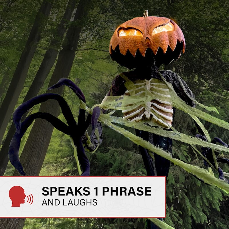 Haunted Hill Farm Pumpkin Sentinel by Tekky, Premium Halloween Animatronic