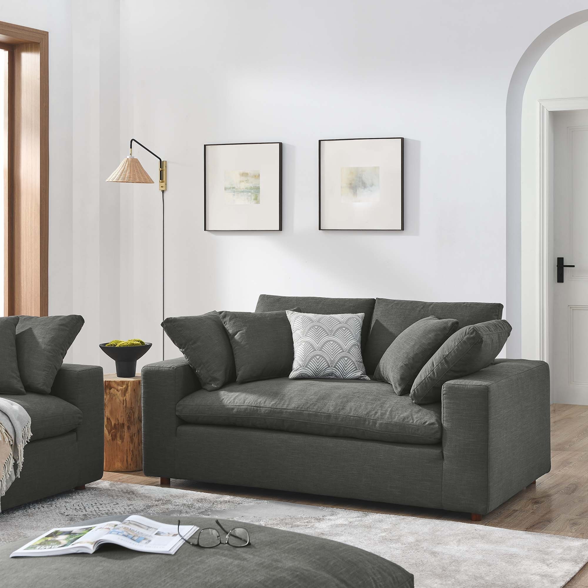 Commix Down Filled Overstuffed Loveseat N A On Sale Bed Bath
