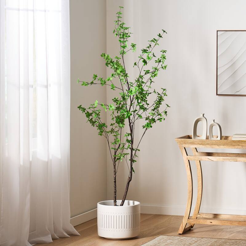Bowrun Artificial Enkianthus Tree by Christopher Knight Home - 6' x 3'