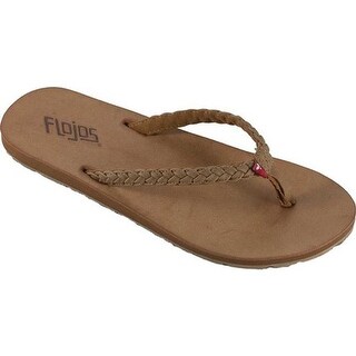 flojos tan flip flops
