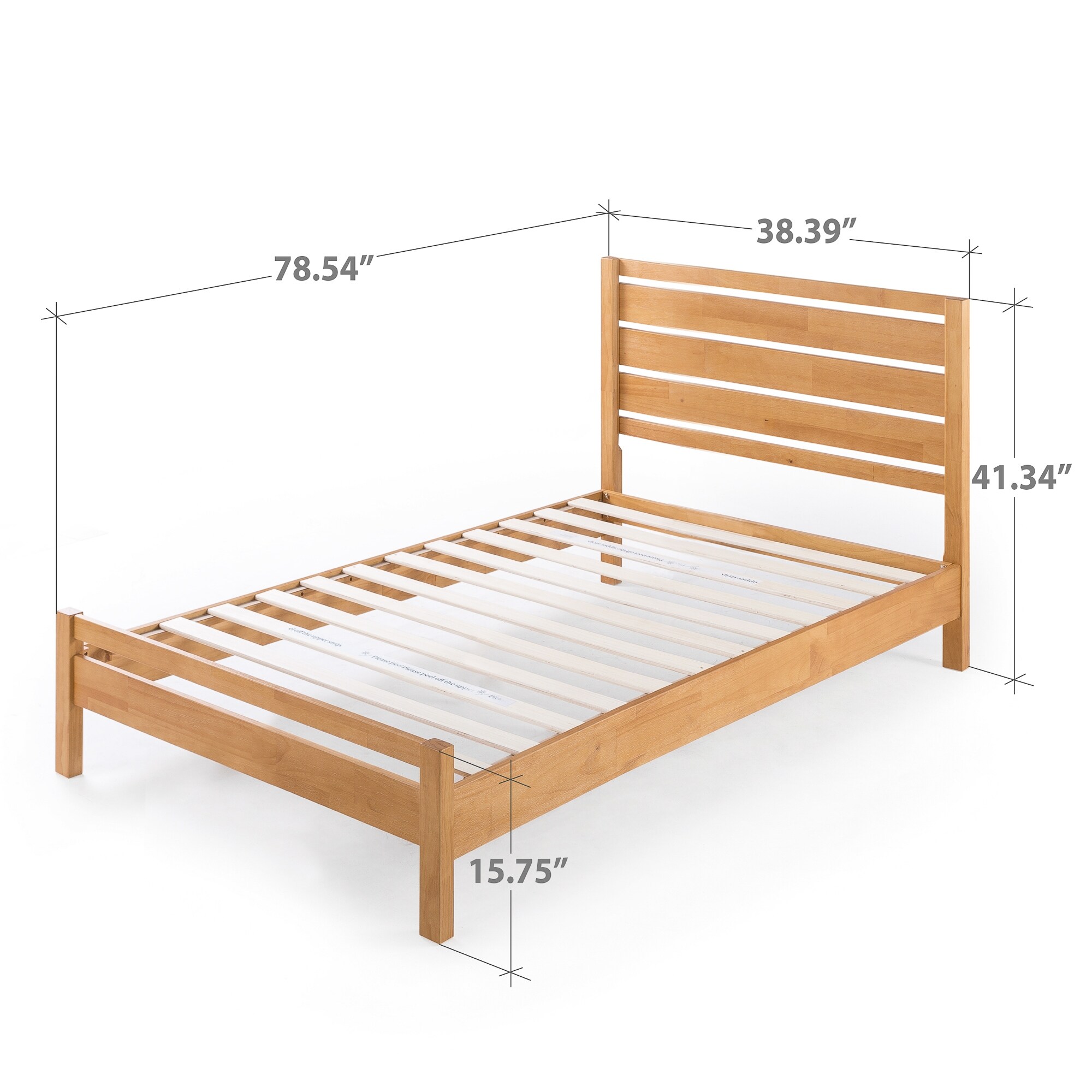 Zinus aimee wood platform bed outlet frame