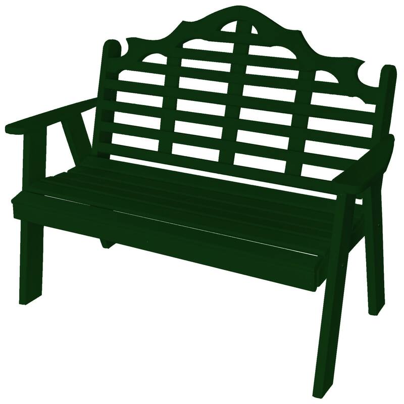 Poly 5' Marlboro Garden Bench - Turf Green