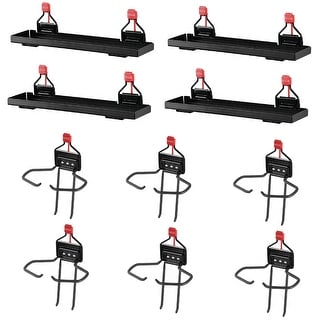 Rubbermaid Metal Shed Shelf (4 Pack) & Large Mounted Power Tool Holder (6  Pack) - 5.3 - Bed Bath & Beyond - 36048946