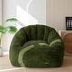 preview thumbnail 10 of 55, Giant Bean Bag Chair,Shell-Shaped Oversized Bean Bag Chair with Fille Green - Large