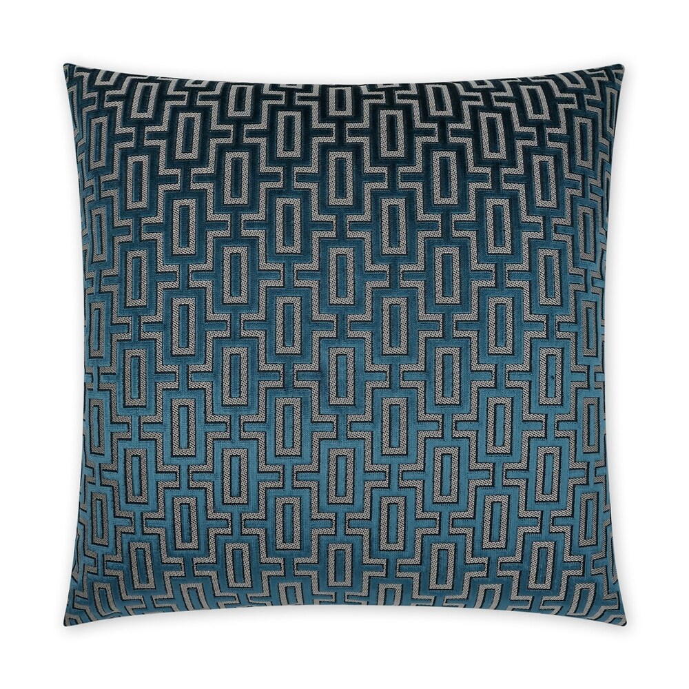 Home Soft Things Suede Pillow Shell with Big Zipper 2 Pieces - Baltic Blue - 20 inch x 20 inch, Size: 20 x 20