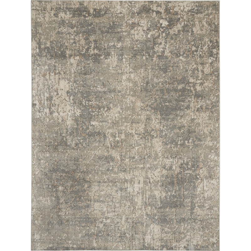 Power Loomed Abstract Modern Durable Area Rug - 142' X '106' X '0.32