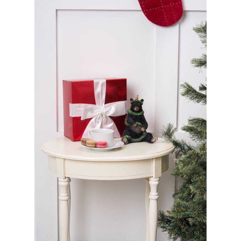 Black Bear Christmas and Holiday Figure Figurine
