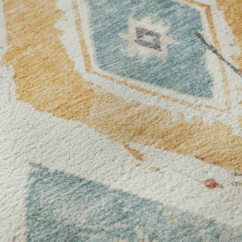 Premium Washable Super Soft Modern Diamonds Mayfield Rug