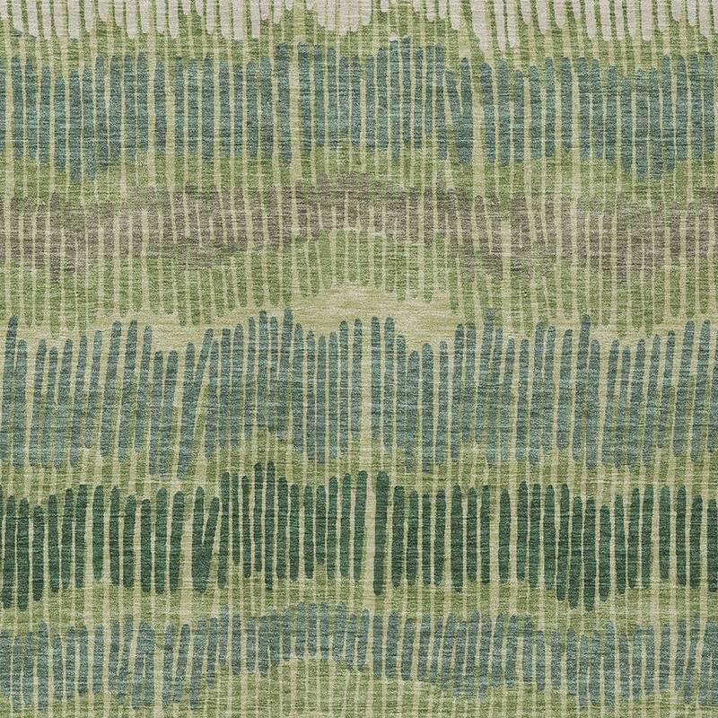 HomeRoots Striped Transitional Rectangle Outdoor Rug