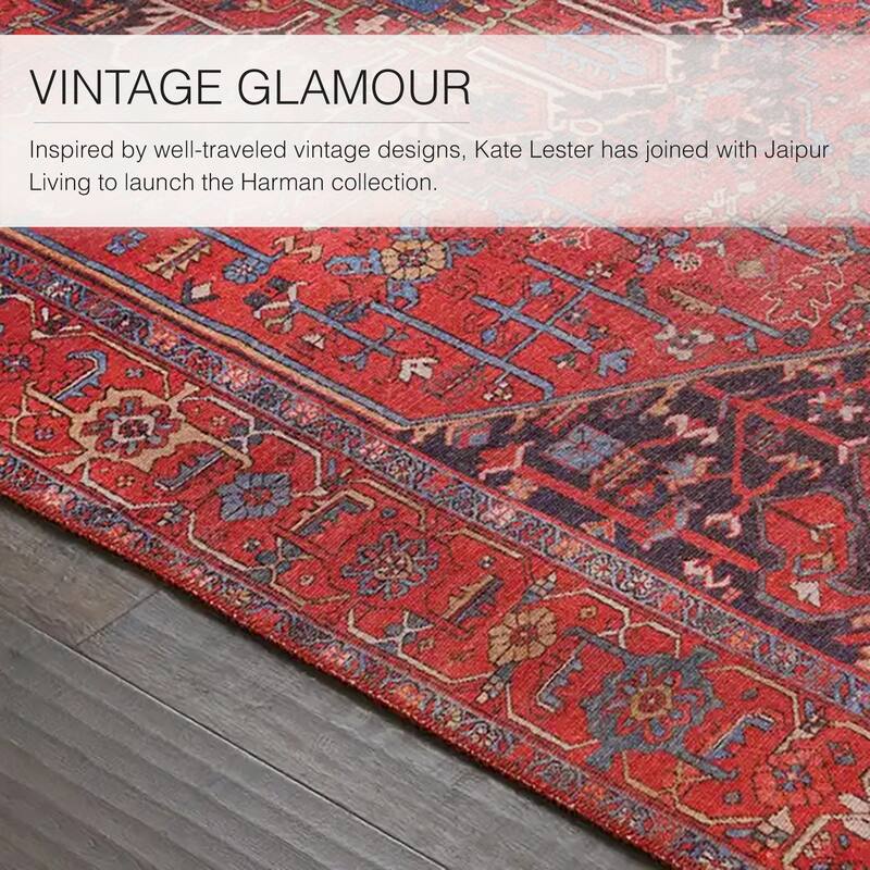 Eterna Machine Washable Medallion Area Rug