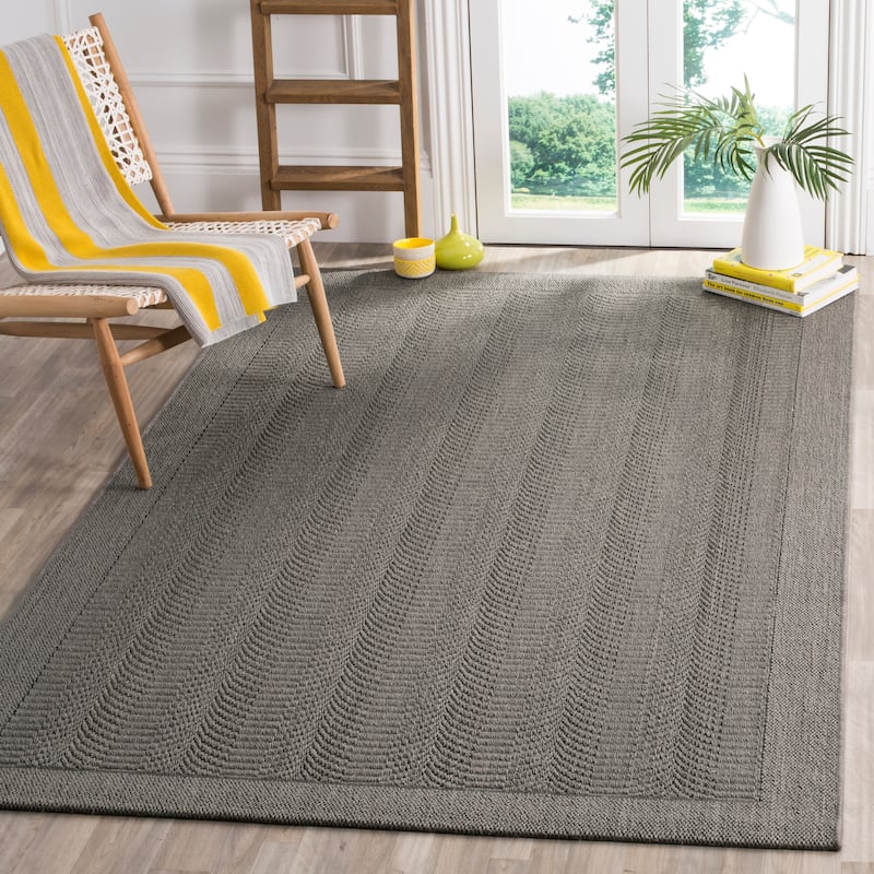 SAFAVIEH Palm Beach Maxine Sisal Area Rug - 5' x 8' - Ash