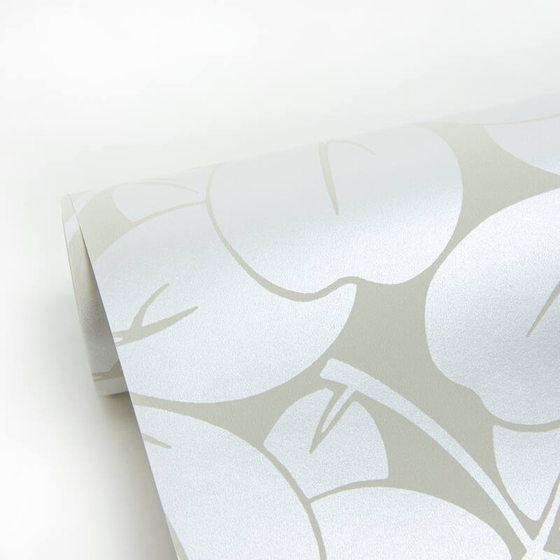 A-Street Prints Robert Off White Clover Wallpaper