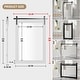preview thumbnail 6 of 96, Modern Wall Mirrors, Rectangular Mirror with Wood Framed, Bathroom Mirror Barn Mirror Barn Door Mirror with Multi Size